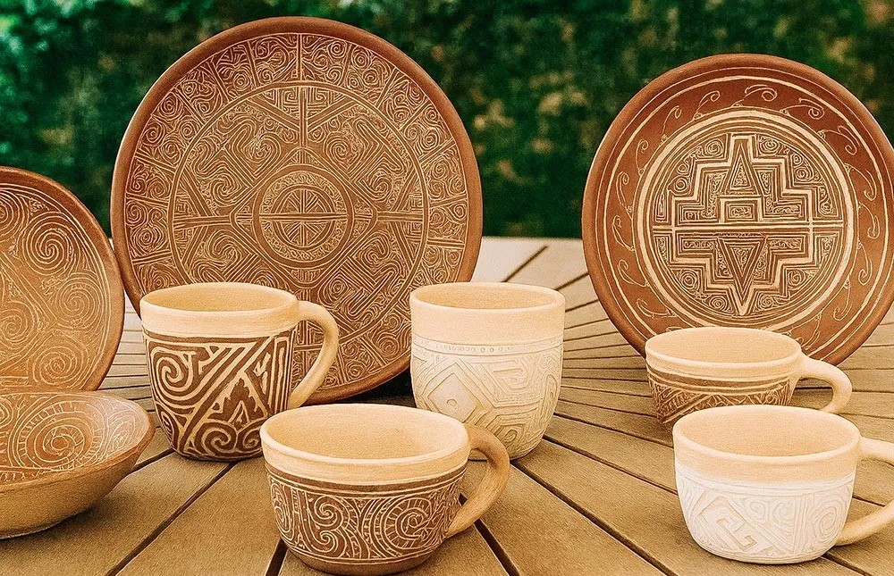 Artesanato com materiais naturais