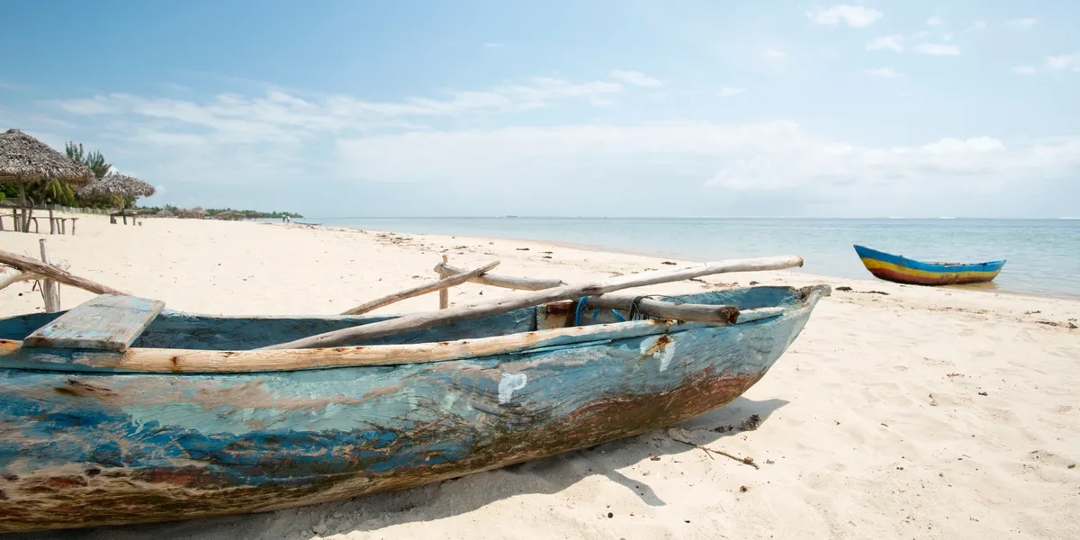 Canoa tradicional caiçara